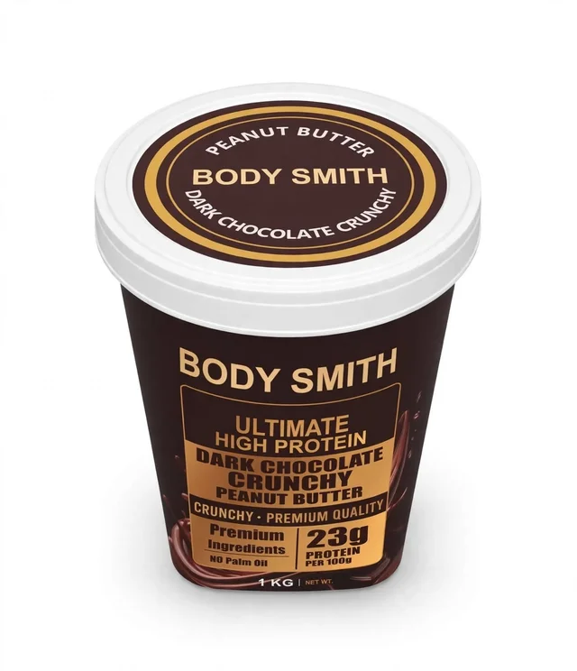 Body Smith Premium Dark Chocolate Crunchy Peanut Butter - Dark Chocolate Crunchy