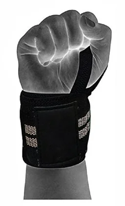 Body Smith premium Green Weight Lifting Wrist Support Straps With Thumb Loop - One Size, Mountain Mist