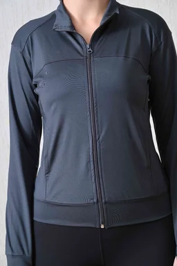 Body Smith Women Solid Full Sleeves Basic Grey Zipper Jacket - M, Gray