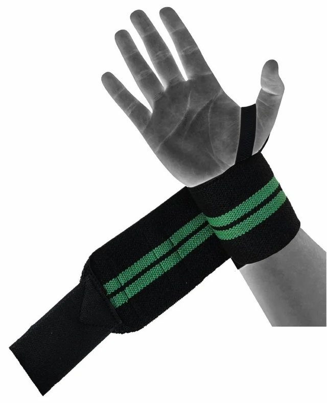 Body Smith premium Green Weight Lifting Wrist Support Straps With Thumb Loop - One Size, Green