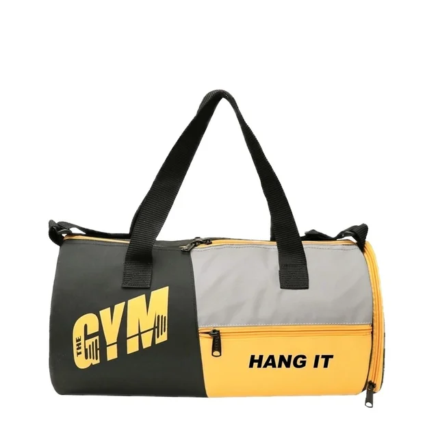 Body Smith Premium Gym Duffle Bag with Shoe Compartment - One Size, Yellow