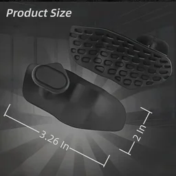 Body Smith Premium Black Silicone Grip Pads for Strength Training, Dumbbells and Gym Workouts - One Size, Black
