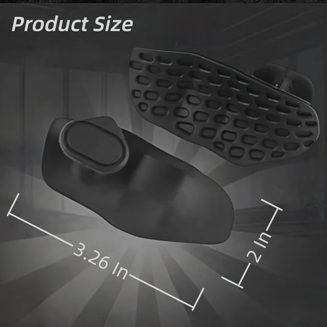 Body Smith Premium Black Silicone Grip Pads for Strength Training, Dumbbells and Gym Workouts - One Size, Black