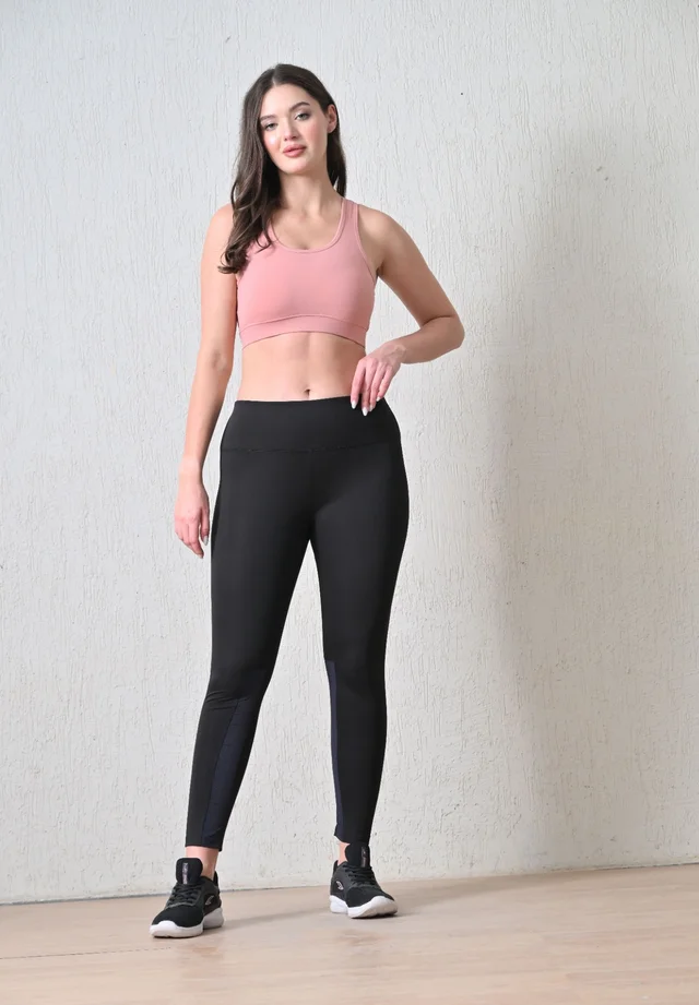 Body Smith Women's Black Active Sports Tights - M, Black