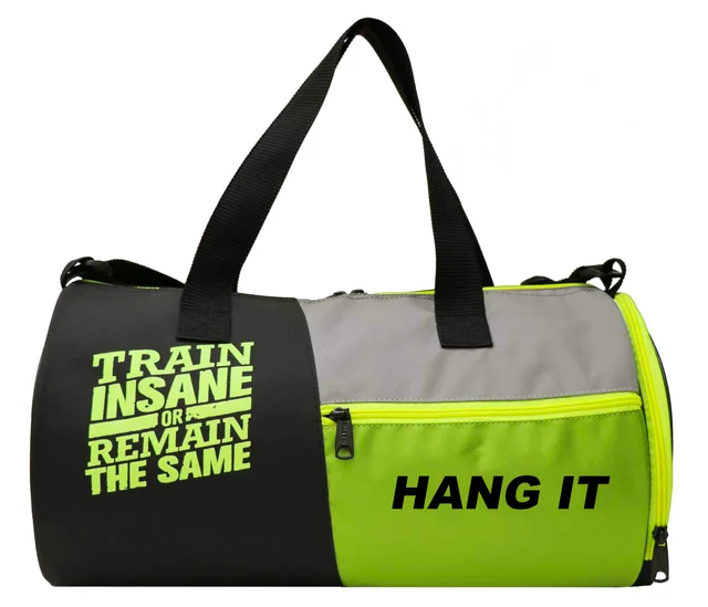 Body Smith Premium Gym Duffle Bag with Shoe Compartment - One Size, Green