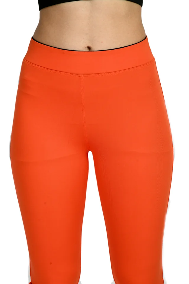 Body Smith Solid Saffron Capri - L, Web Orange