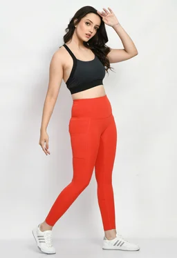 Body Smith Womens Active Solid Tummy Tucker Tights - L