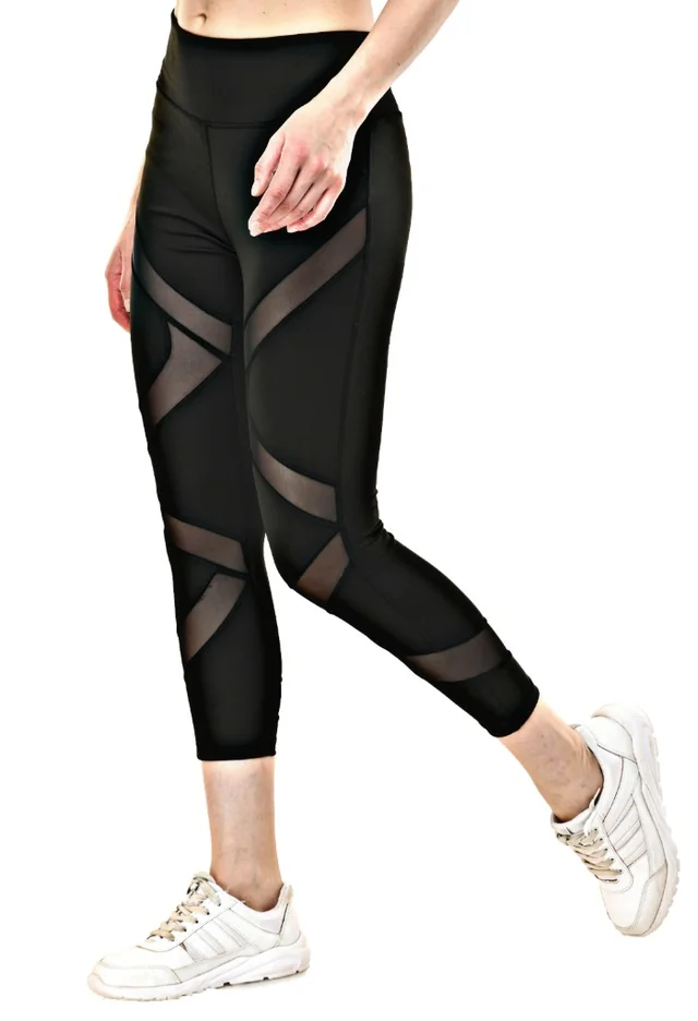 Body Smith Women's Black Active Sports Tights - M