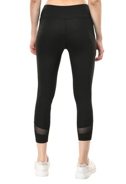 Body Smith Women's Black Active Sports Tights - M