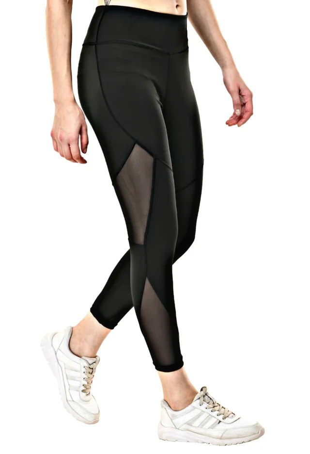 Body Smith Women's Black Active Sports Tights - M