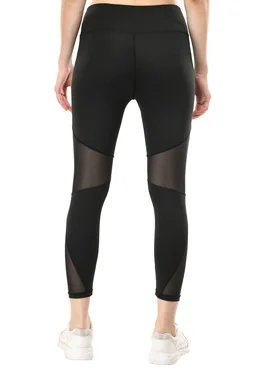 Body Smith Women's Black Active Sports Tights - M