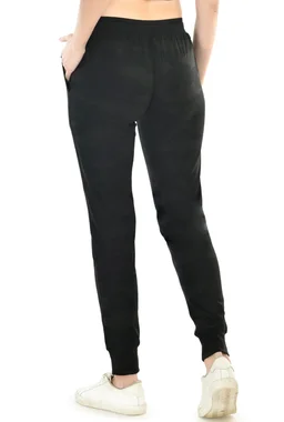 Body Smith Women's Camo Relax Jogger - M, Black