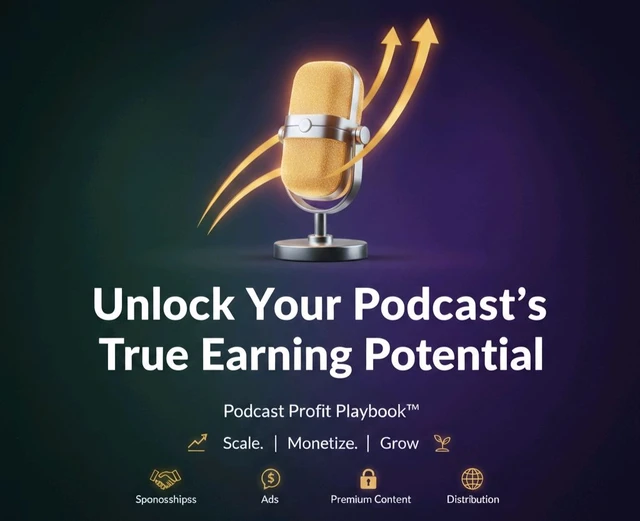 Podcast Profit Playbook™ -Unlock Your Podcast's True Earning Potential!*
Are you struggling to turn your podcast into a profitable business? The *Podcast Profit Playbook™* coaching program is designed to help - Buy Now Link This
https://www.influenceradio.network/podcastprofitplaybook?sa=sa02150295443b294527f304e65f51a208e1b5032c