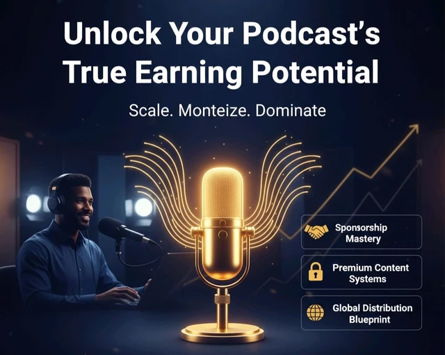 Podcast Profit Playbook™ -Unlock Your Podcast's True Earning Potential!*
Are you struggling to turn your podcast into a profitable business? The *Podcast Profit Playbook™* coaching program is designed to Help Podcasters- See All Details 
https://www.influenceradio.network/podcastprofitplaybook?sa=sa02150295443b294527f304e65f51a208e1b5032c