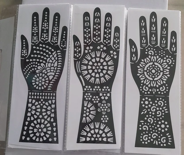 Mehendi Sticker 12 Pis 24A5
