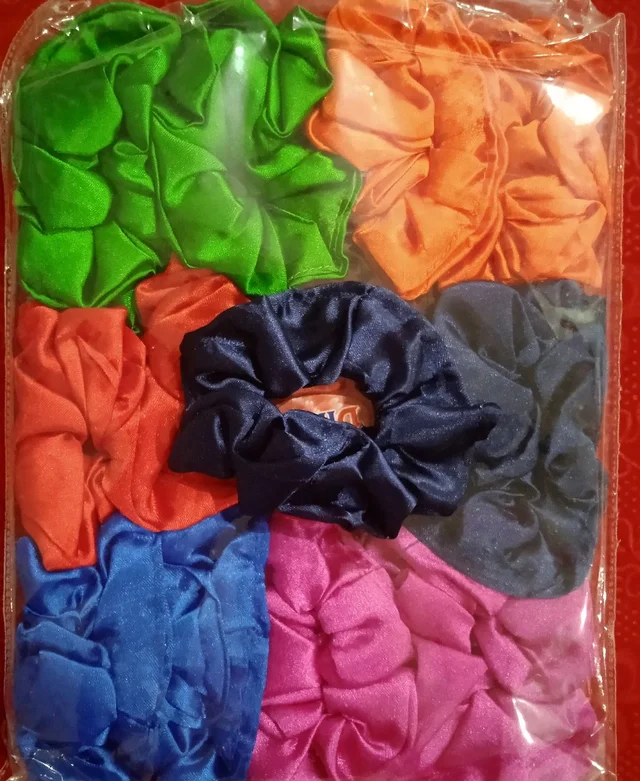Crunchy Rubber Band 12 Pis Ku Dam  4c62