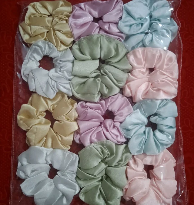 Crunchy Rubber Band 12 Pis Ku Dam  4c63