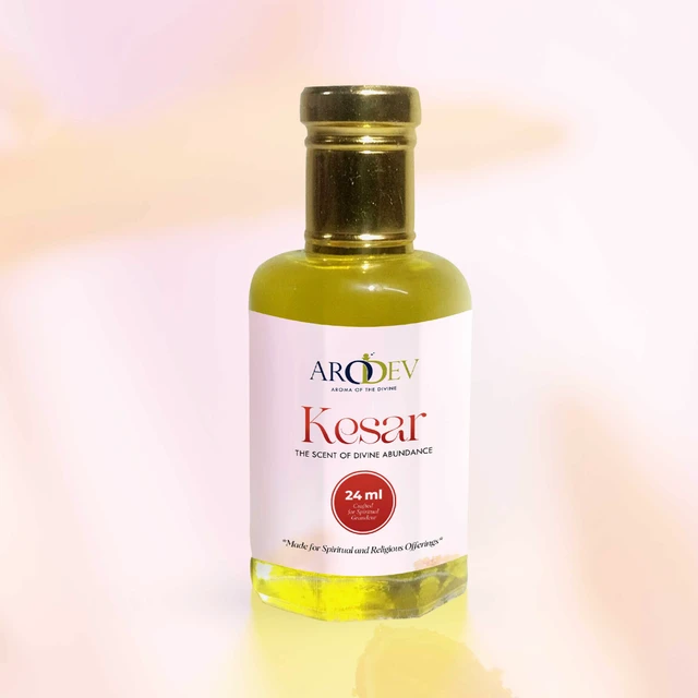 KESAR ATTAR - Luxurious 24 ML Ceremonial Fragrance | Long-Lasting Premium Attar for Special Occasions