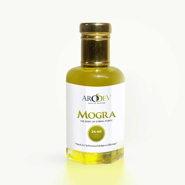 24 ML Mogra Ceremonial Attar – Long-Lasting Alcohol-Free Pure Jasmine Fragrance for Special Occasions & Daily Elegance