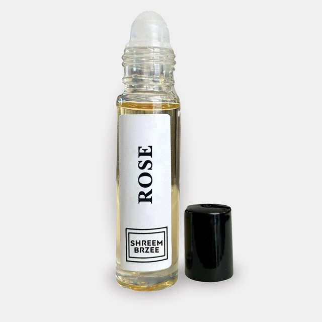 French Perfume Oil - Rose | 10 ML Long-Lasting Luxury Fragrance | Portable & Affordable Perfume - 10 ML, 10 ML