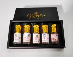 Replica Fragrance Gift Set - 5 x 3ML Perfume Oils for Men & Women | Luxury Unisex Perfume Oil Gift Pack | WHITE OUD, GCI FLORA, ZARA ROSE & More - 5 x 3 ML, 5 x 3 ML
