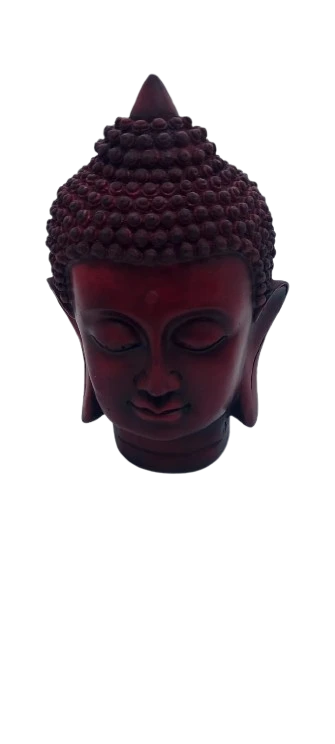 PJH Polyresin Buddha Head – Serenity and Spiritual Grace