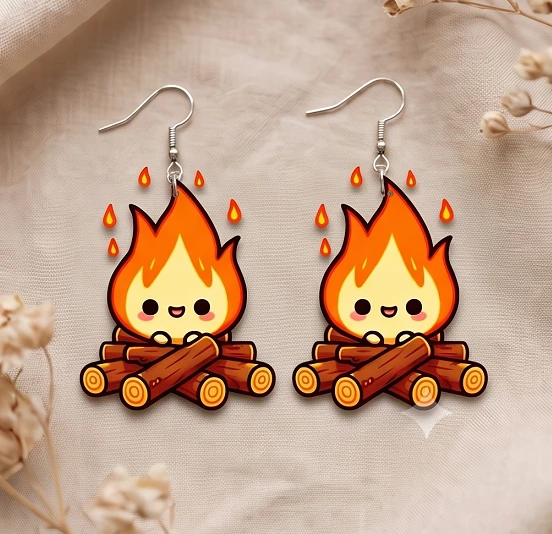 Fire Earings