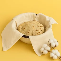 Cotton Double Layer Roti Wrap with 4 Flaps 