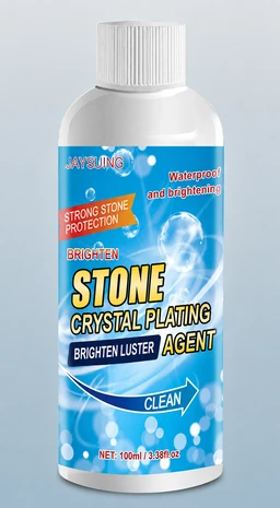 Stone Crystal Plating Agent 100ml | Stone Surface Brightener & Protective Coating for Marble, Granite, Quartz & Tile