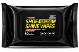Shoe Cleaning Wipes (80 Count) | No Water Shoe Cleaner for Sneakers, White Shoes, Leather, Canvas & Sports Shoes | Removes Dirt, Scuff Marks & Stains