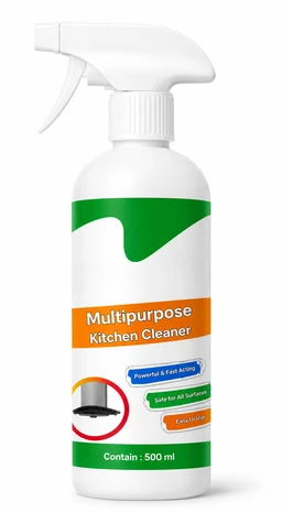 Multipurpose Kitchen Cleaner Spray 500 ml | Powerful Oil, Grease & Stain Remover for Kitchen Surfaces