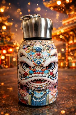 300ml Printed Stainless Steel Water Bottle | Insulated Vacuum Flask | Leakproof Hot & Cold Bottle