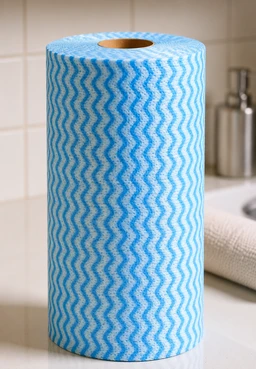 Multipurpose Non-Woven Kitchen Cleaning Roll | Reusable & Washable Cleaning Cloth | Pack of 1