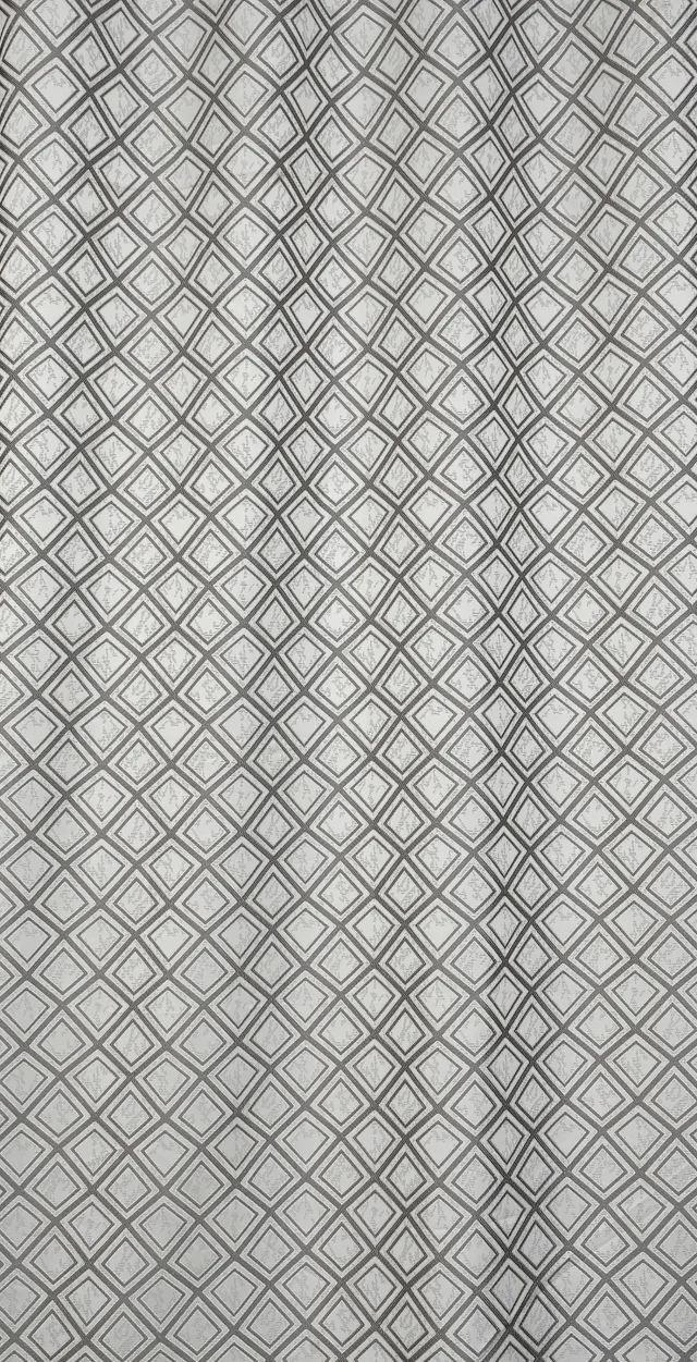 Panipat Textile Hub Polyester Eyelet Grey jacquard curtains Pack of 2 - Window (4x5 Feet)