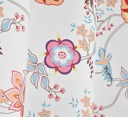 Pink Digital Print Shining Blackout Curtains Pack of 2 - (4 x 7 Feet)