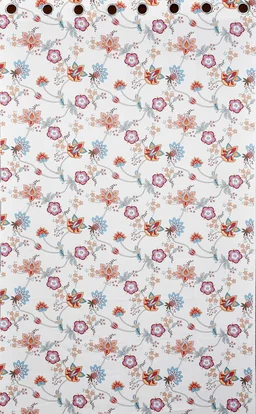 Pink Digital Print Shining Blackout Curtains Pack of 2 - (4 x 7 Feet)
