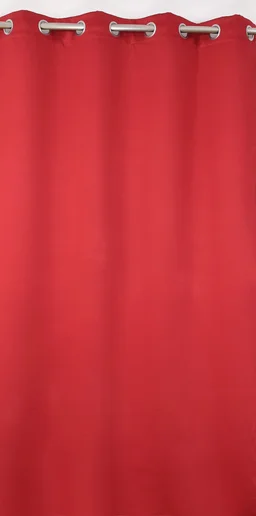 Panipat Textile Hub Polyester Eyelet Maroon Solid Blackout curtains Pack of 2 - Window (4x5 Feet)