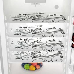 Fabolic 4 Fridge Mat Black Print