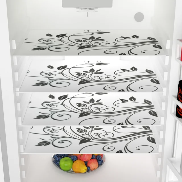 Fabolic 4 Fridge Mat Black Print