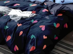 Home Garage 140 TC Microfiber 3D Printed Super Soft Flat Double Bedsheet With 2 pillow cover - Double Bedsheet