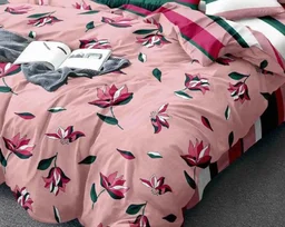Home Garage 140 TC Microfiber 3D Printed Super Soft Flat Double Bedsheet With 2 pillow cover - Double Bedsheet