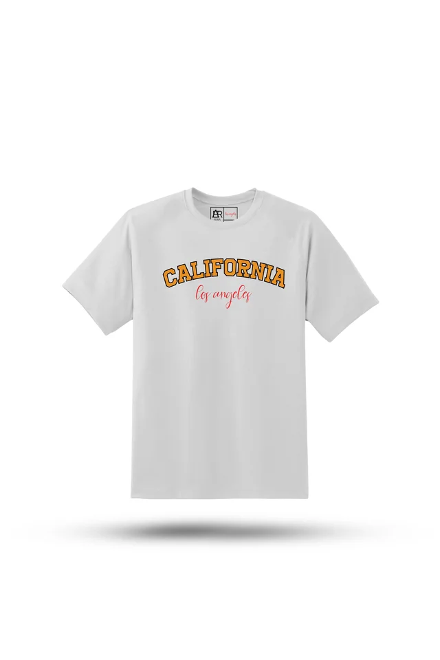 CALIFORNIA LOS ANGELES ROUND NECK T SHIRT