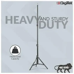 Digitek® DIGITEK® (DLS-006FT) Lightweight & Portable Aluminum Alloy Light Stand | Ideal for Ring Light, Flash, Softbox, Reflector & Studio Photography (Indoor & Outdoor)