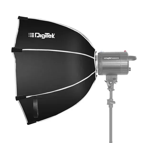 Digitek (DSB-90 Bowens) 90CM Octagon Softbox with Bowens Mount | Lightweight & Portable | Includes Diffuser Sheets & Carry Case – Ideal for Studio, Flash & Continuous Lighting