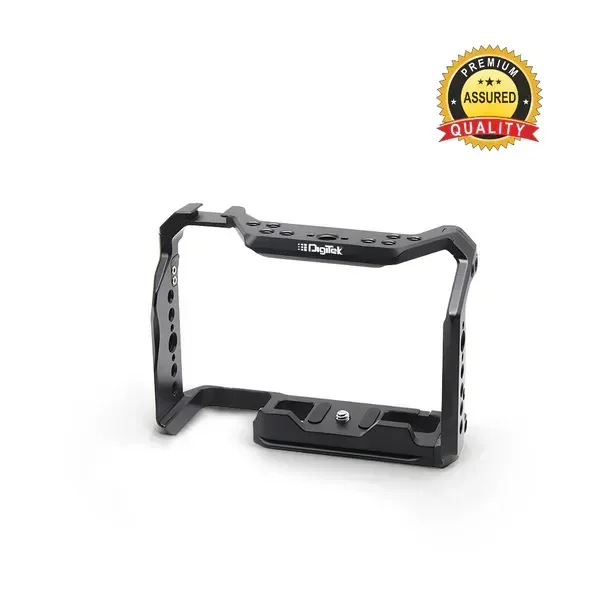 Digitek Professional Camera Cage (S) for Sony A7 M4/R4/R4A/S3/A1 – Lightweight Aluminum Cage with HDMI Clamp & Quick Tripod Mount