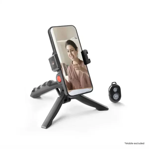 Digitek (DTR-220) Mini Tripod | Lightweight & Portable Tripod with Phone Mount & Shutter Remote | Compatible with Smartphone, DSLR, Action Camera & GoPro
