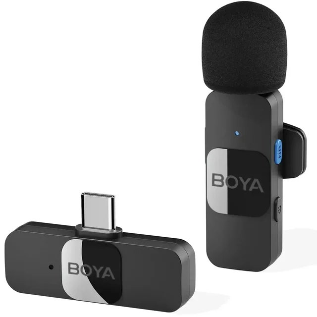 Boya BY-V10 2.4GHz Omnidirectional Wireless Microphone System for Type-C & Android Devices | Best Price Online | JustLook Store