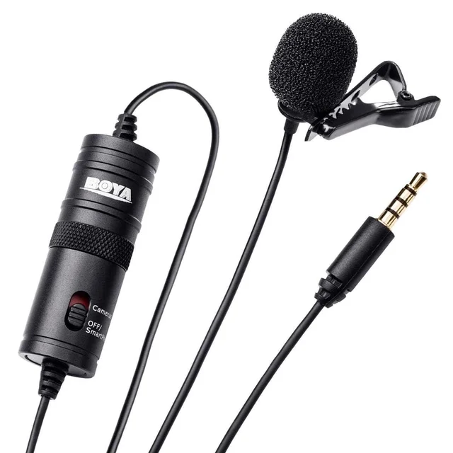 Boya BY-M1 Omnidirectional Lavalier Microphone | High-Quality Audio for YouTube, Vlogging & Interviews | JustLook Online Store