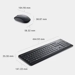 DELL Dell KM3322W Wireless Keyboard and Mouse Combo – Stylish, Long-Range, Reliable for PC & Laptop