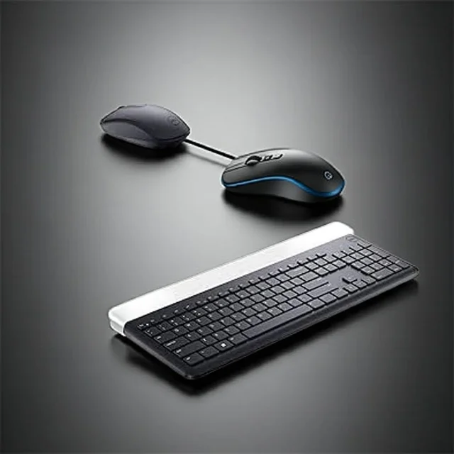 DELL Dell KM3322W Wireless Keyboard and Mouse Combo – Stylish, Long-Range, Reliable for PC & Laptop